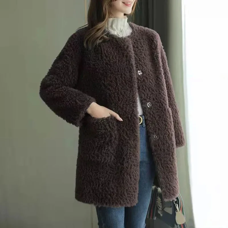 Nina – Women's Long Sleeve Jacket with Pocket Design - Image 4