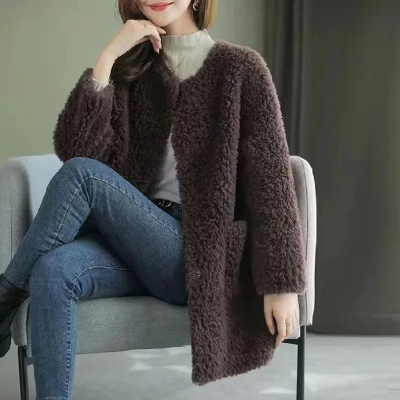 Nina – Women's Long Sleeve Jacket with Pocket Design - Image 7