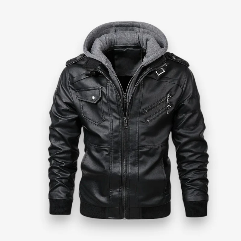 Noah – Long Sleeve Jacket with Zipper and Hoodie