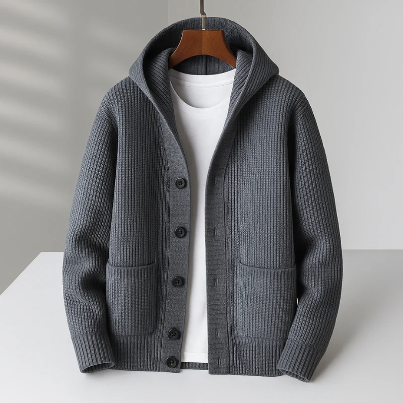 Noah – Men's Hooded Sweater - Image 4