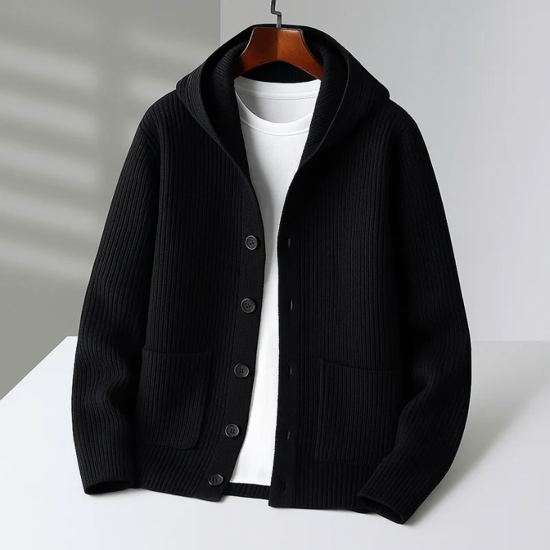 Noah – Men's Hooded Sweater - Image 5