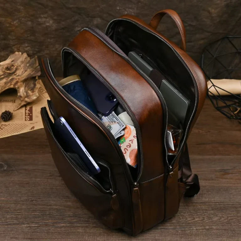 Noah – Backpack with Large Main Compartment & Multiple Zip Closures - Image 7
