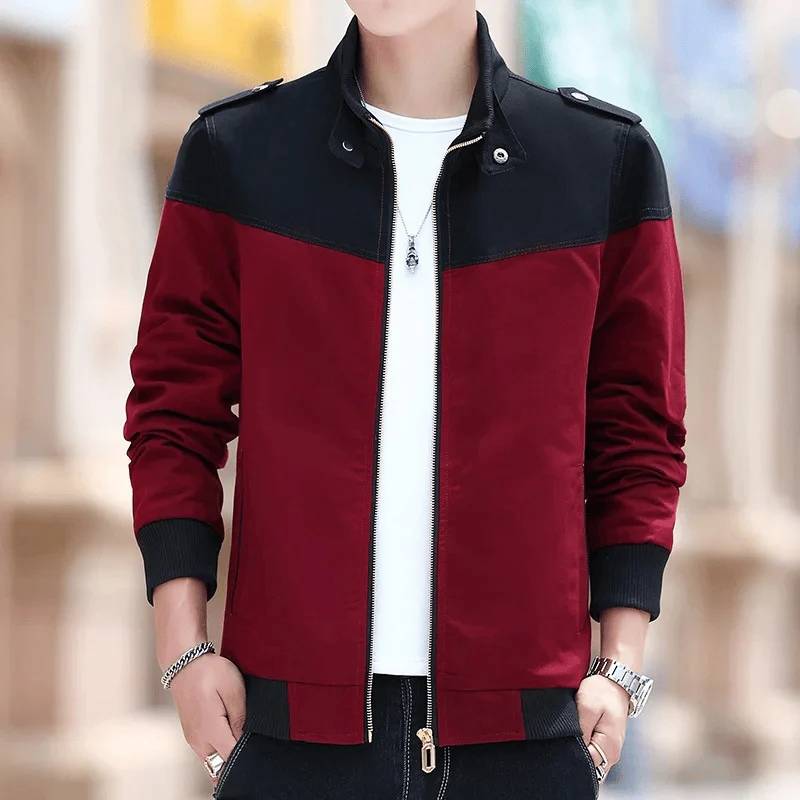 Oliver – Stand-Up Collar Jacket with Pockets - Image 7