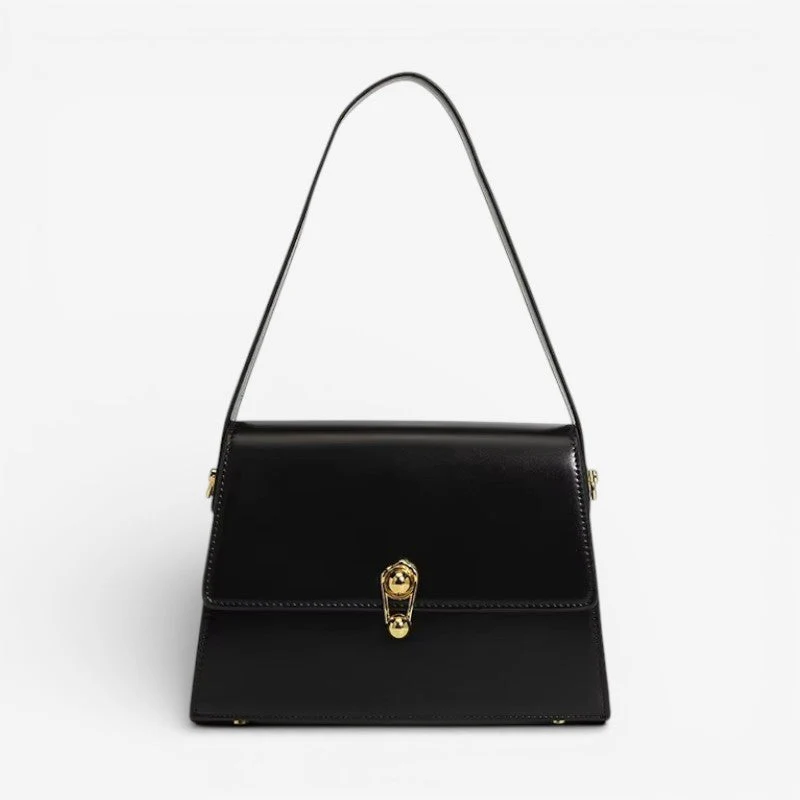Olivia – Women's Bag with Handle & Adjustable Shoulder Strap + Hasp Closure