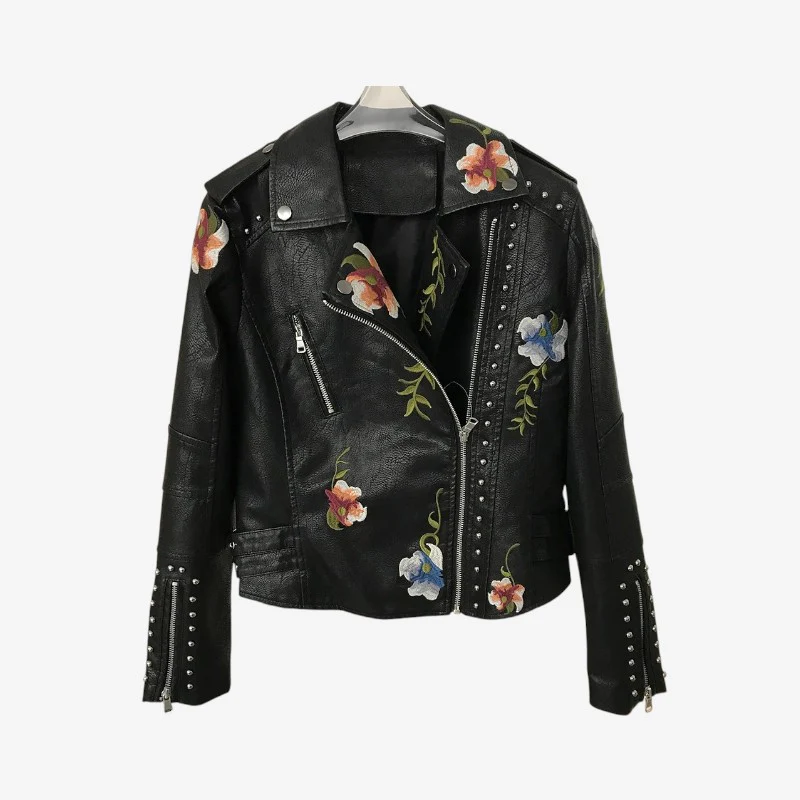 Olivia – Zip-Up Jacket with Floral Pattern