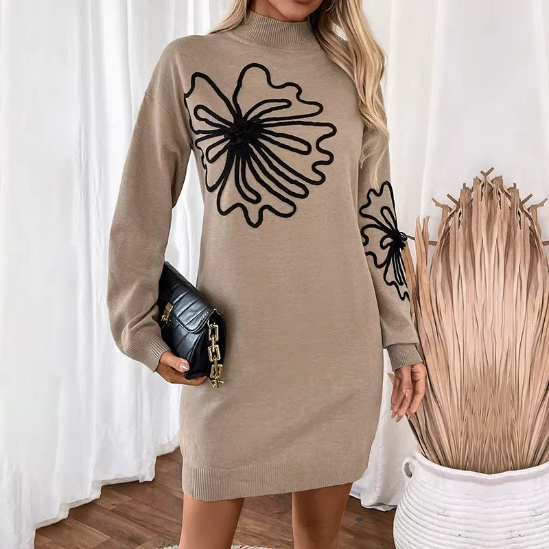 Olivia – Ribbed Hem Sweater with Long Sleeves - Image 2