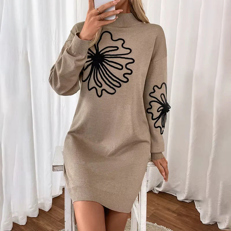 Olivia – Ribbed Hem Sweater with Long Sleeves - Image 4