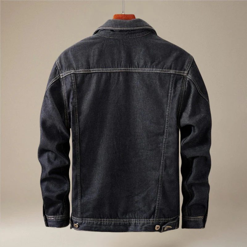 Olivier – Fleece-Lined Jacket with Buttons and Pockets - Image 3