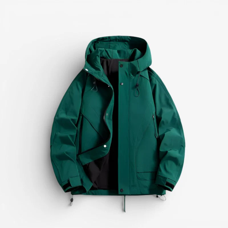 Penny – Women's Coat with Hood & Zipper Pocket - Image 3