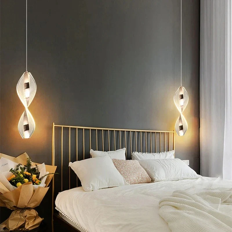 PetalGlow – LED Ceiling Light with Twisted Petal Design - Image 3