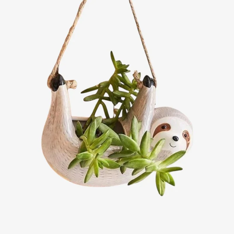 PetalPals – Hanging Flower Pot in Animal Shape with Band - Image 3