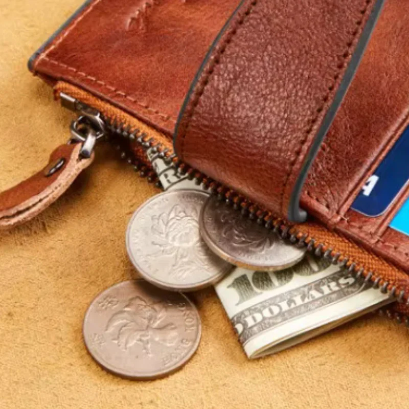 Pieter – RFID Wallet with Zipper & Card Holders - Image 6