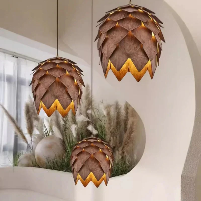 PineGlow – Decorative Pendant Lamp with Pine Tree Design - Image 4