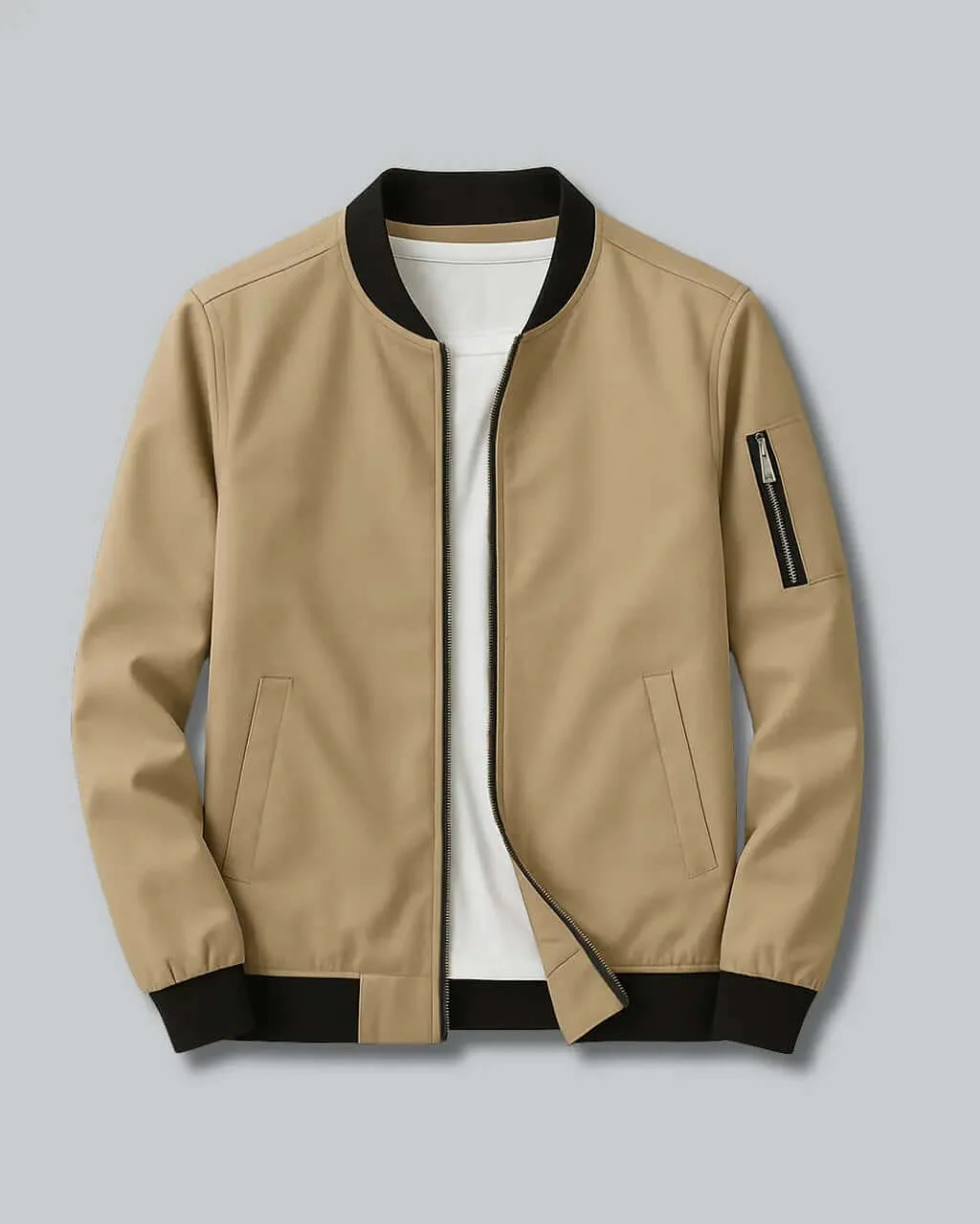 Women's Polyester Short Jacket with Water-Repellent Finish - Image 4