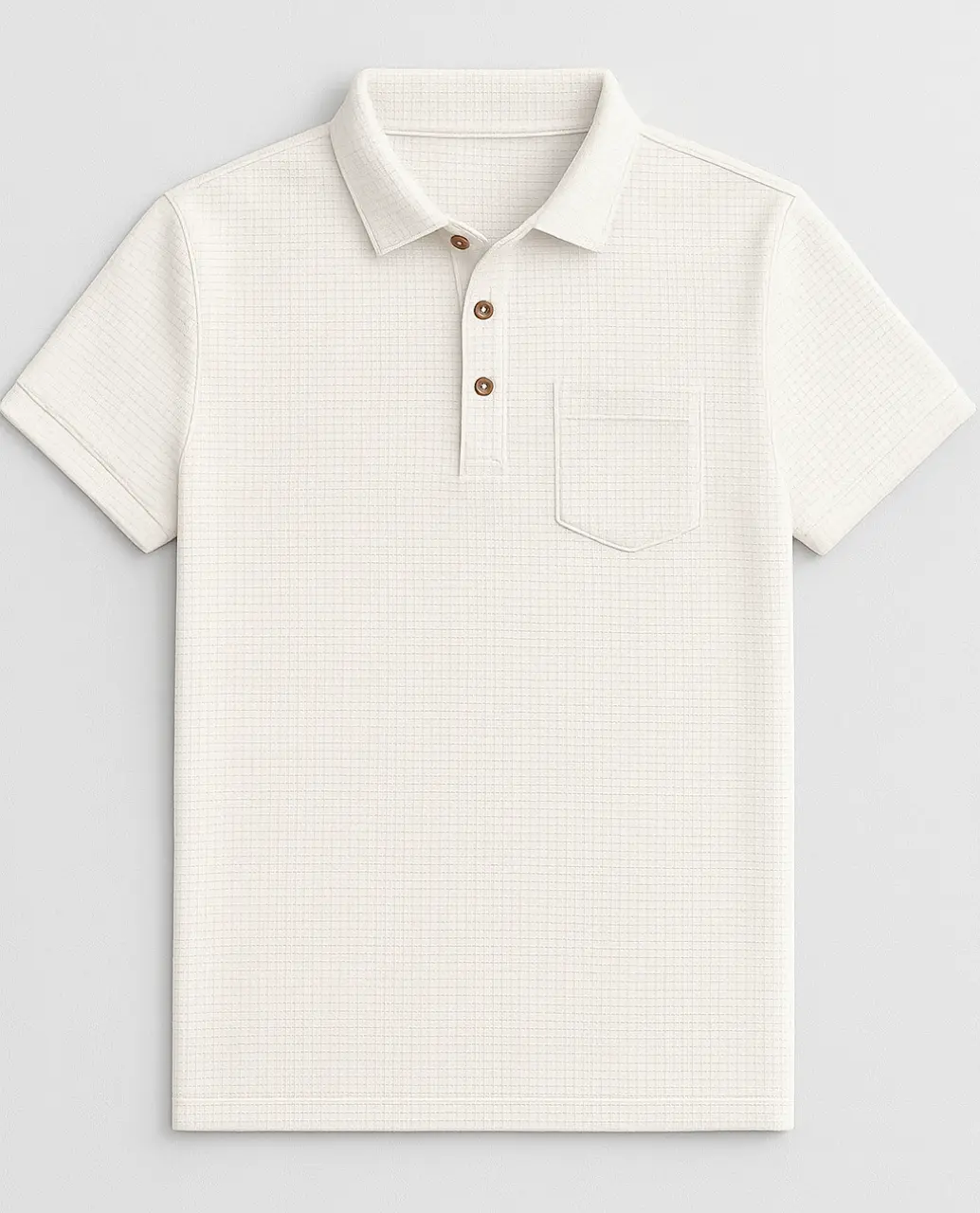 Men's Polyester Short-Sleeve Polo Shirt - Image 3