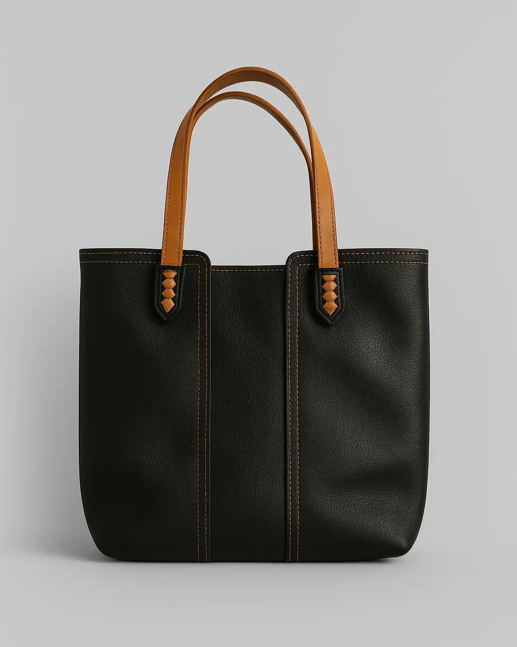 PU Leather Handbag with Handle & Zip Fastener - Image 4