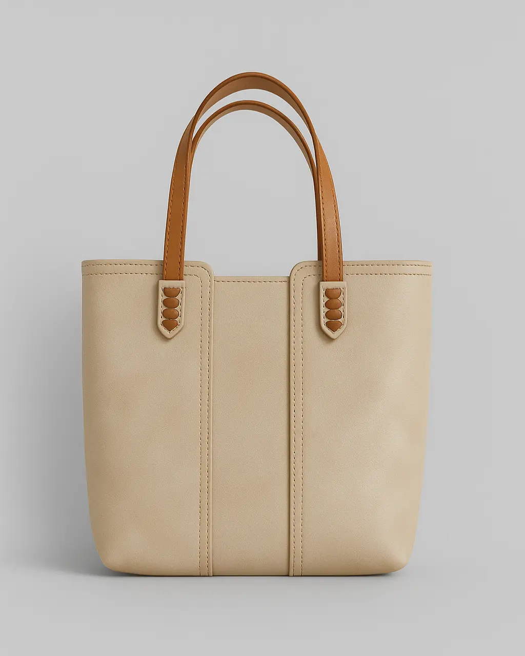 PU Leather Handbag with Handle & Zip Fastener - Image 5