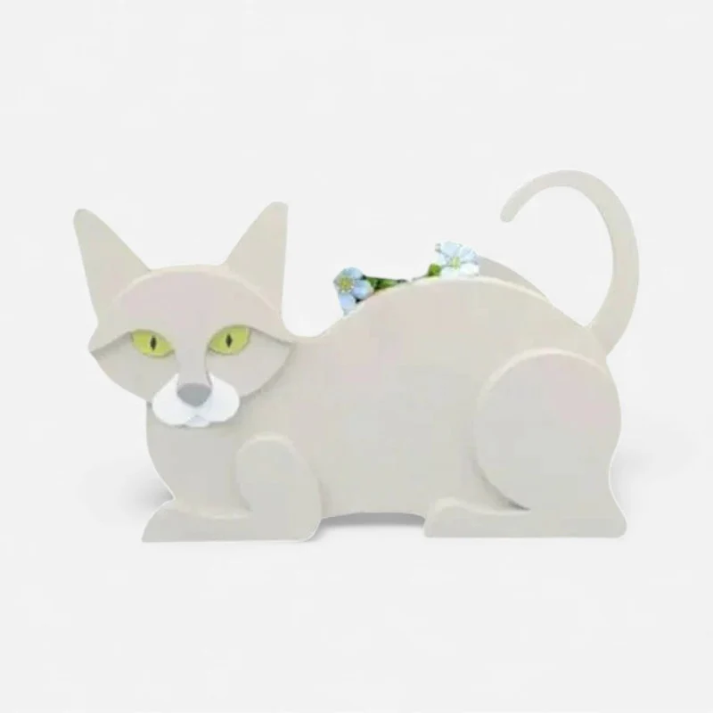 PurrBloom – Decorative Flower Vase in Cat Shape - Image 6