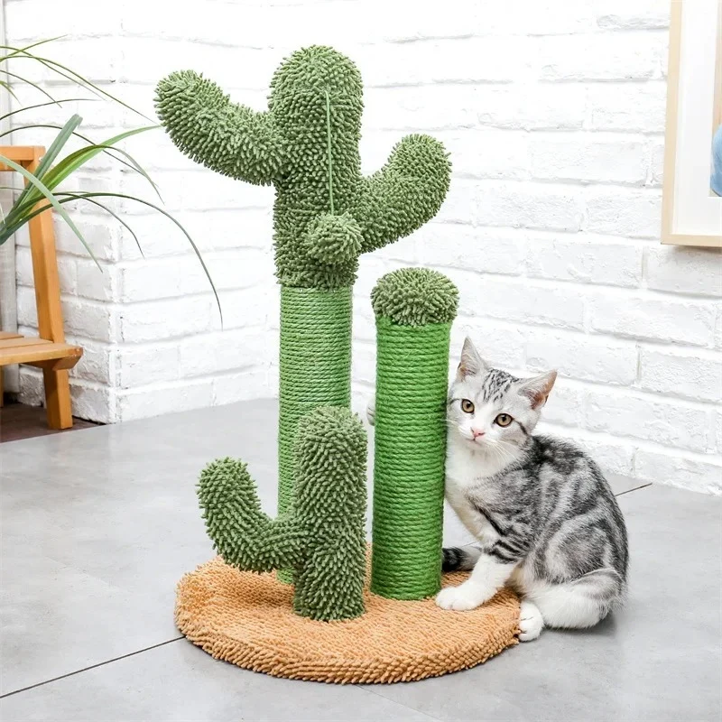 PurrPlay – Scratching Post Cactus with Hanging Ball - Image 4