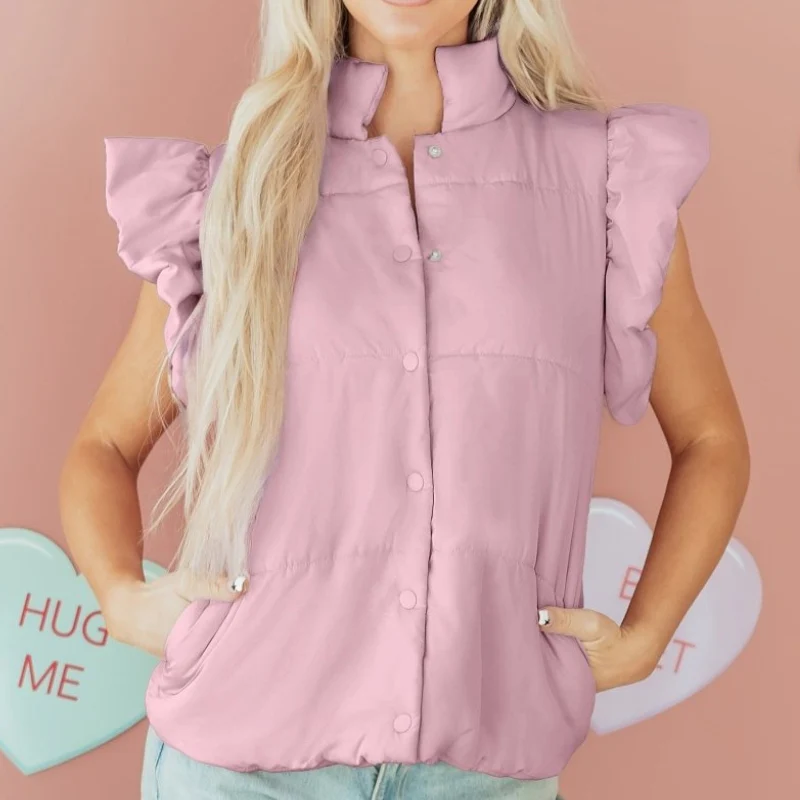 Quinn – Women's Cardigan with Stand-Up Collar & Button Closure - Image 4