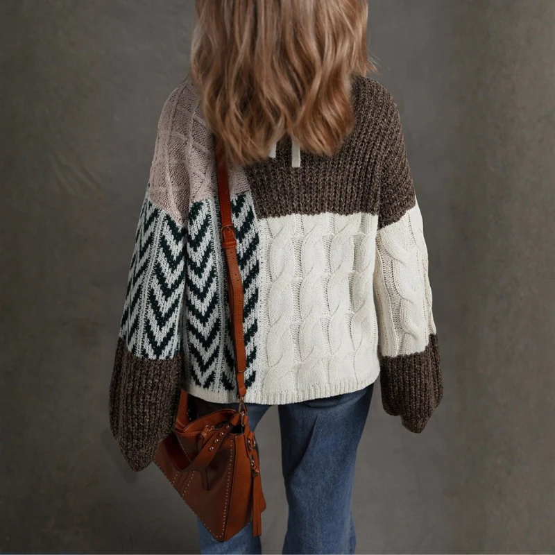 Rebecca – Women's Sweater with Button Detail & Round Neck - Image 7