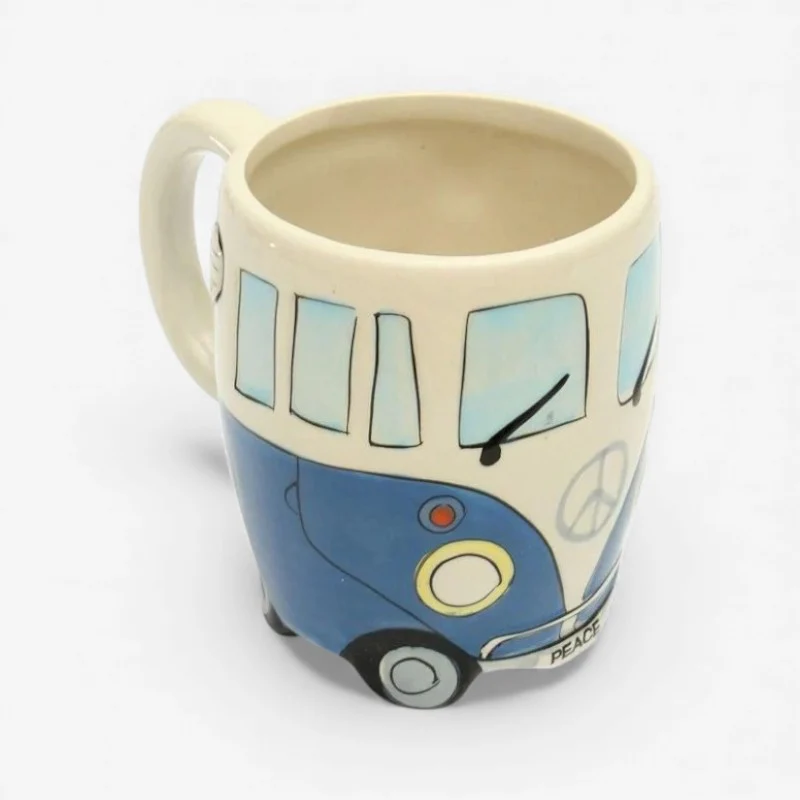 RideSip – Coffee Mug with Handle and Bus Inspiration - Image 2