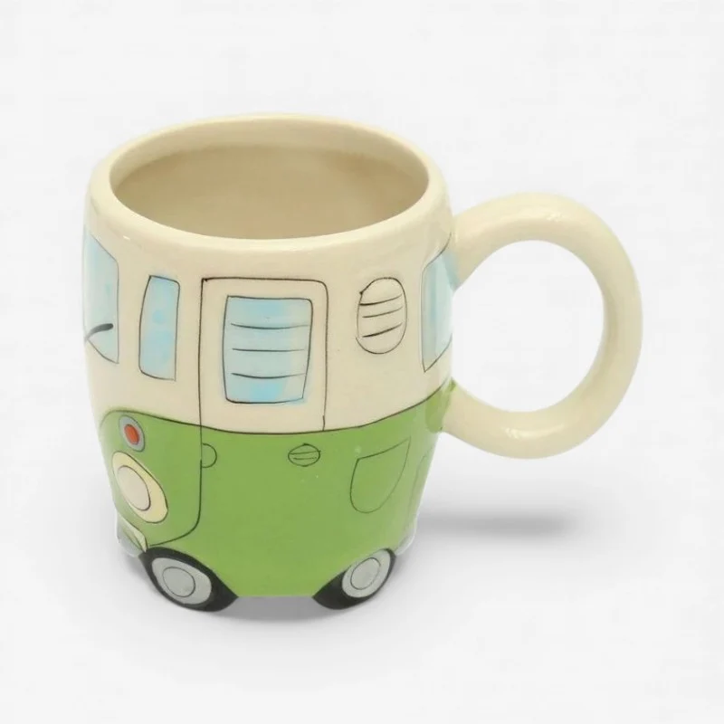 RideSip – Coffee Mug with Handle and Bus Inspiration - Image 3