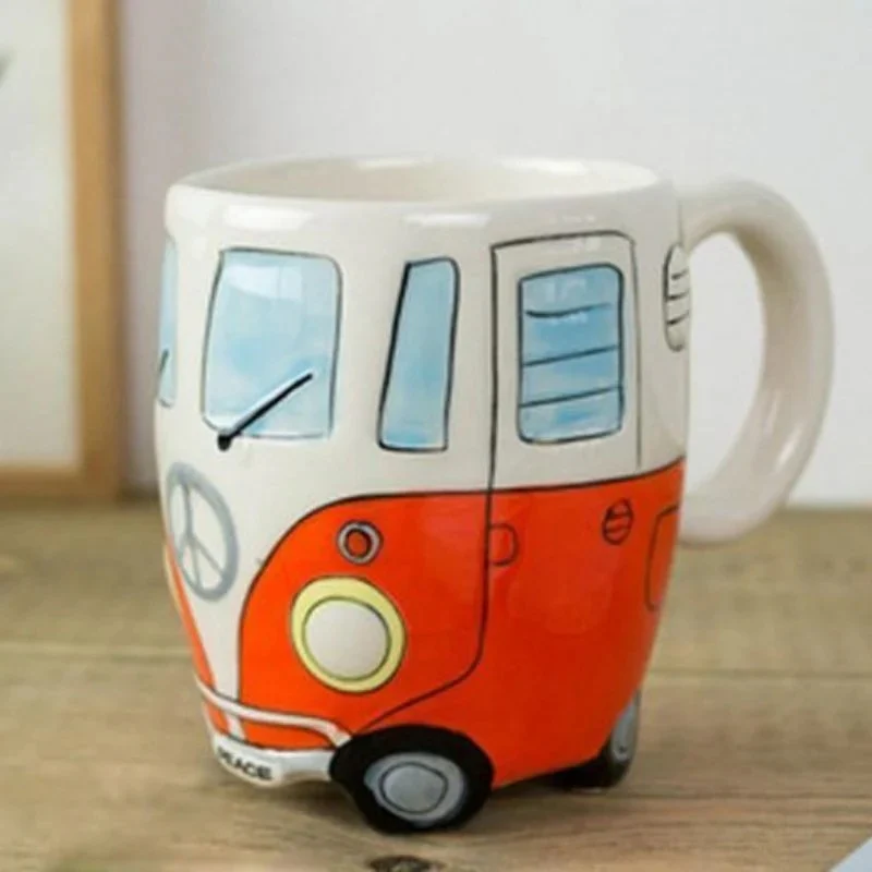 RideSip – Coffee Mug with Handle and Bus Inspiration - Image 4