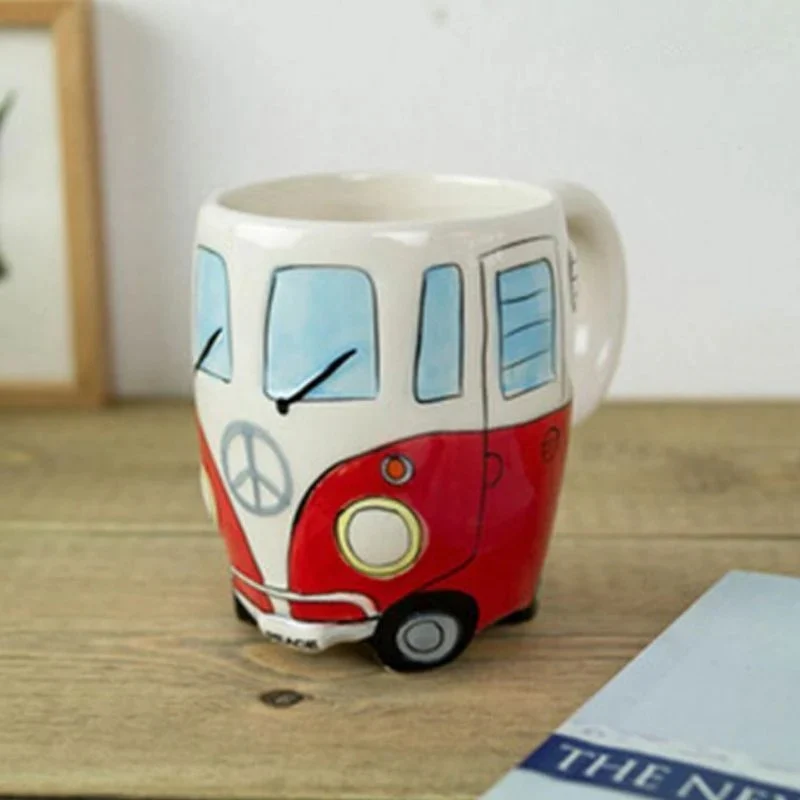RideSip – Coffee Mug with Handle and Bus Inspiration - Image 5