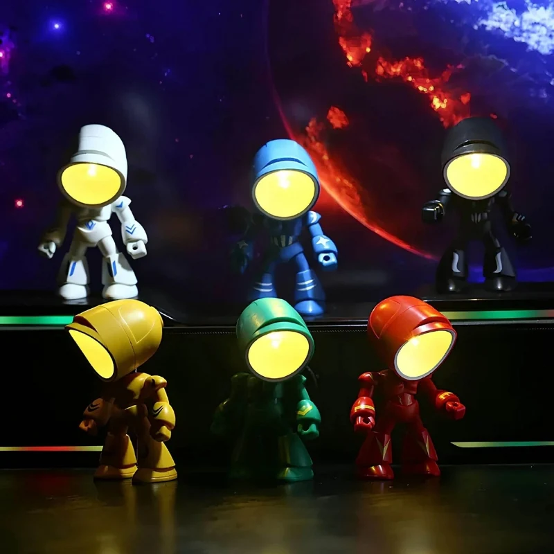 RoboGlow – Robot table lamp for children's rooms with dimming function - Image 8