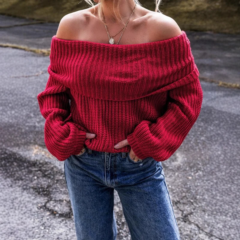 Rose – Women's Sweater with Button Detail & Round Neck - Image 4