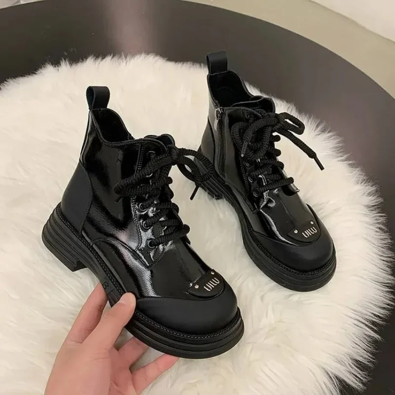Ruby – Boots with Adjustable Laces and Round Toe - Image 15