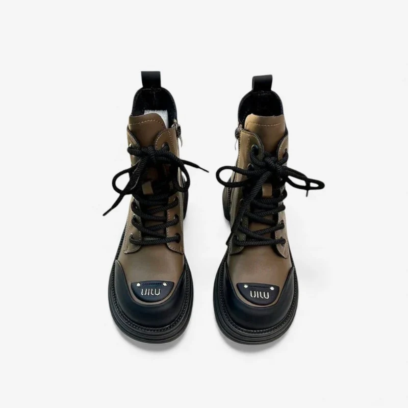 Ruby – Boots with Adjustable Laces and Round Toe - Image 4