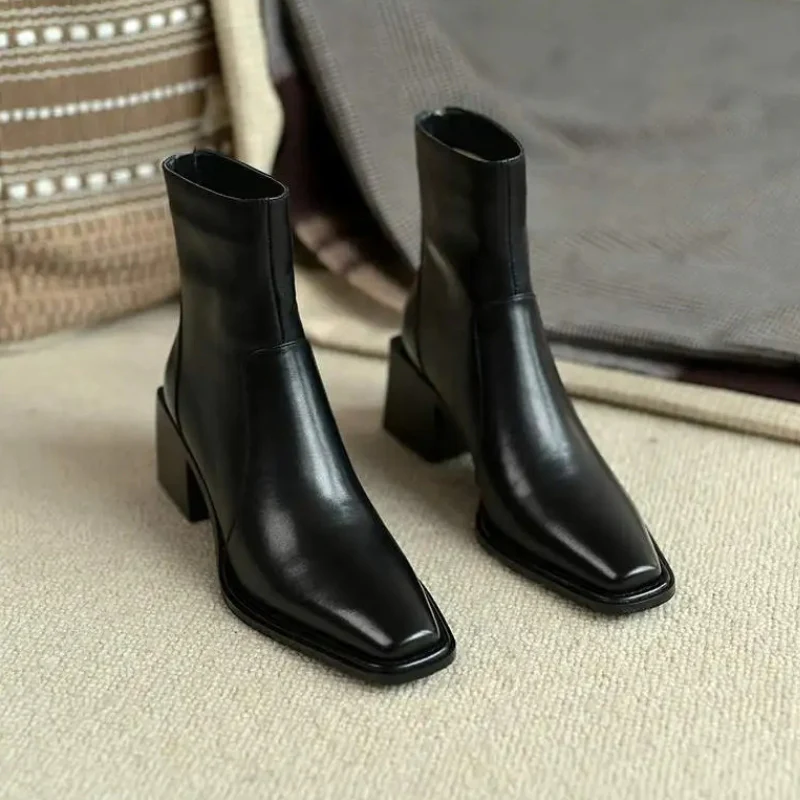 Ruby – Women's High Heel Boots with Zipper Closure - Image 4