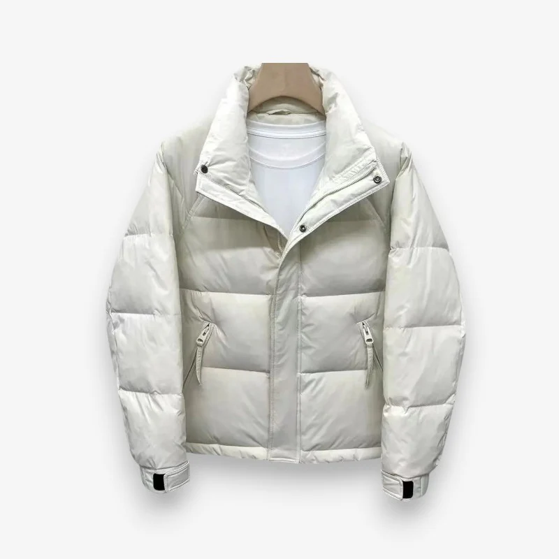 Ryan – Men's Long Sleeve Jacket with Stand Collar and Zipper Closure - Image 4