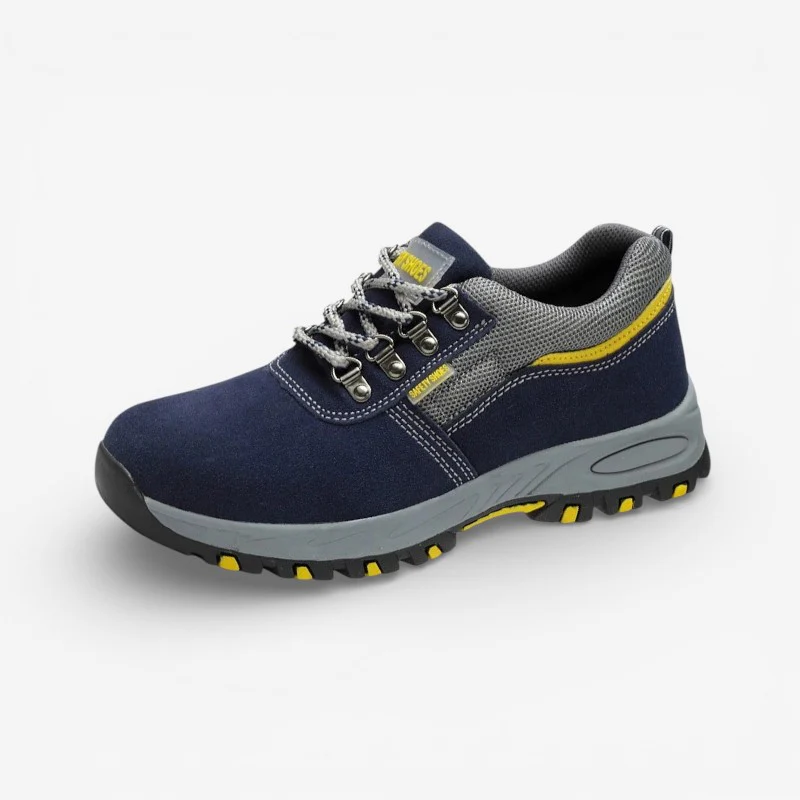 Ryan – Round Toe Sneakers with Adjustable Laces and Anti-Slip Grip