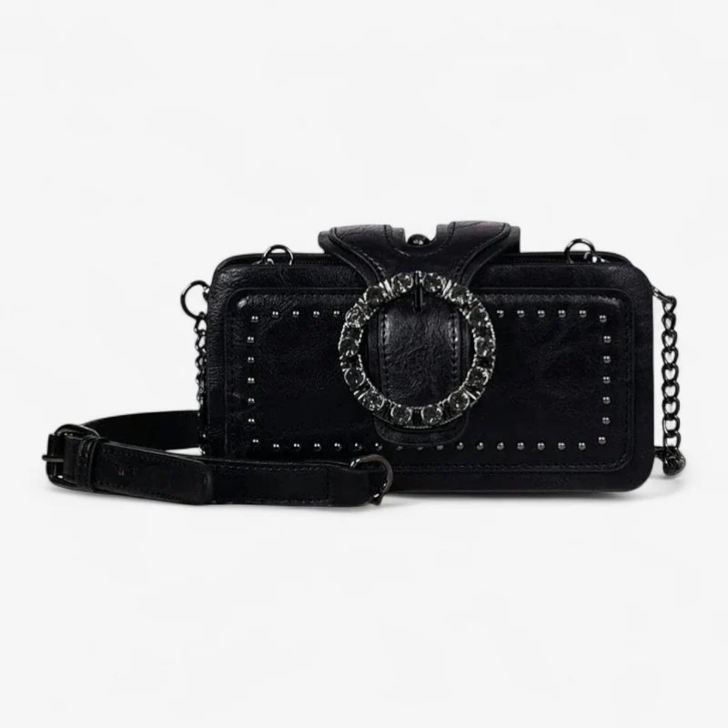 Sanne – Modern Shoulder Bag with Long Strap and Zipper