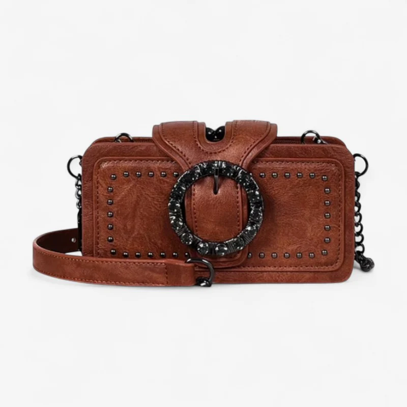 Sanne – Modern Shoulder Bag with Long Strap and Zipper - Image 2