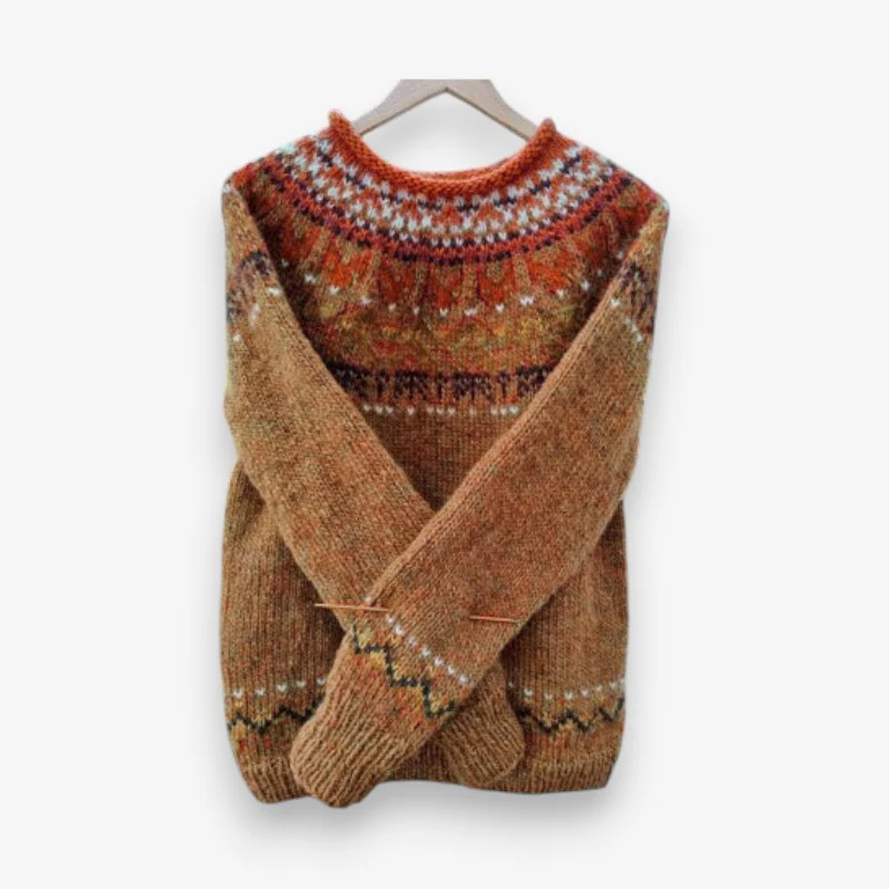 Sara – Women's Long Sleeve Crew Neck Sweater