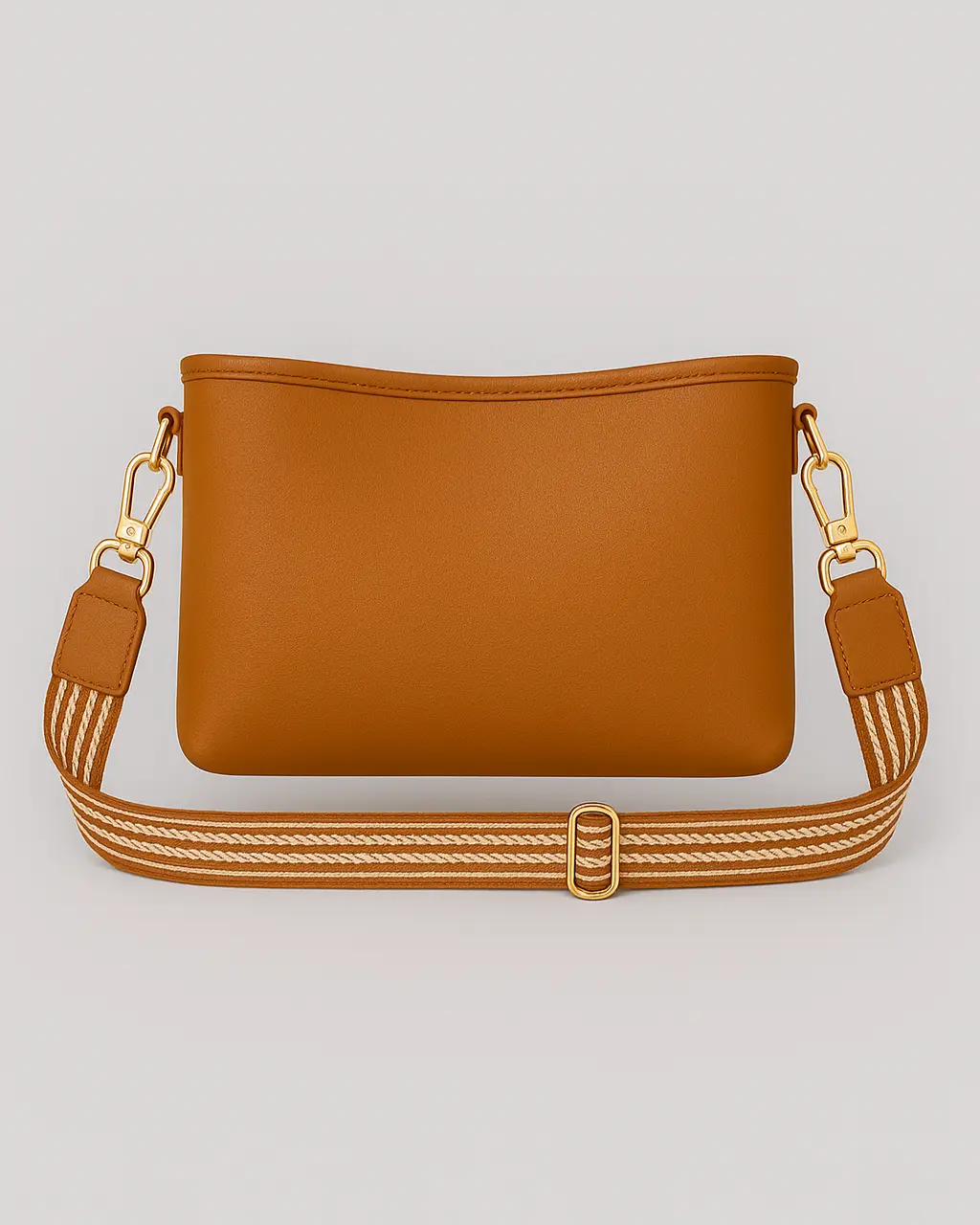 PU Leather Shoulder Bag with Adjustable Strap - Image 3