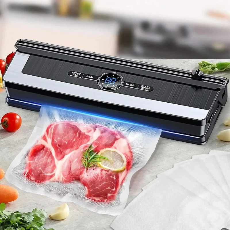 SealMaster – Electric Vacuum Sealer with Cutter and Digital Display - Image 3