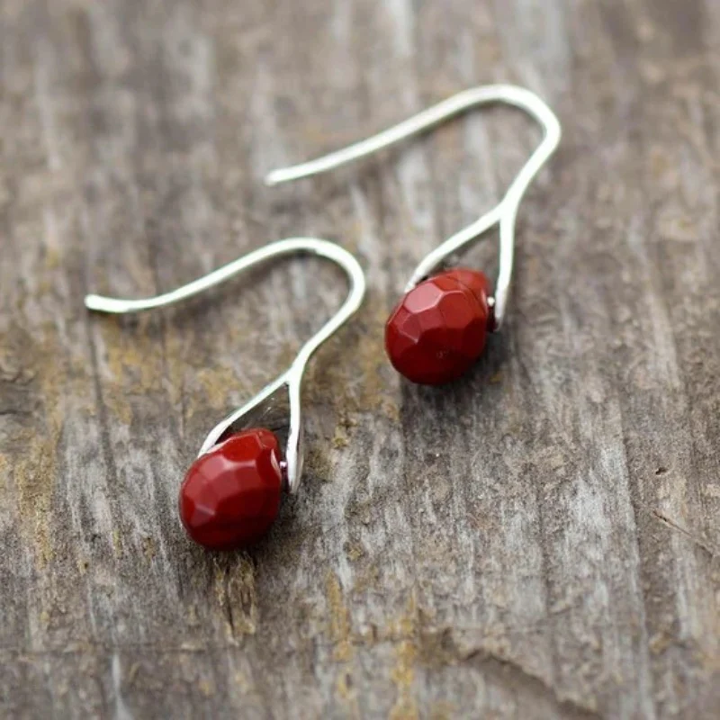 Senna – Handmade Gemstone Earrings Lightweight - Image 2