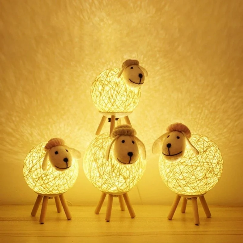 SheepAura – LED Sheep Projector Lamp for Creative Room Decoration - Image 4
