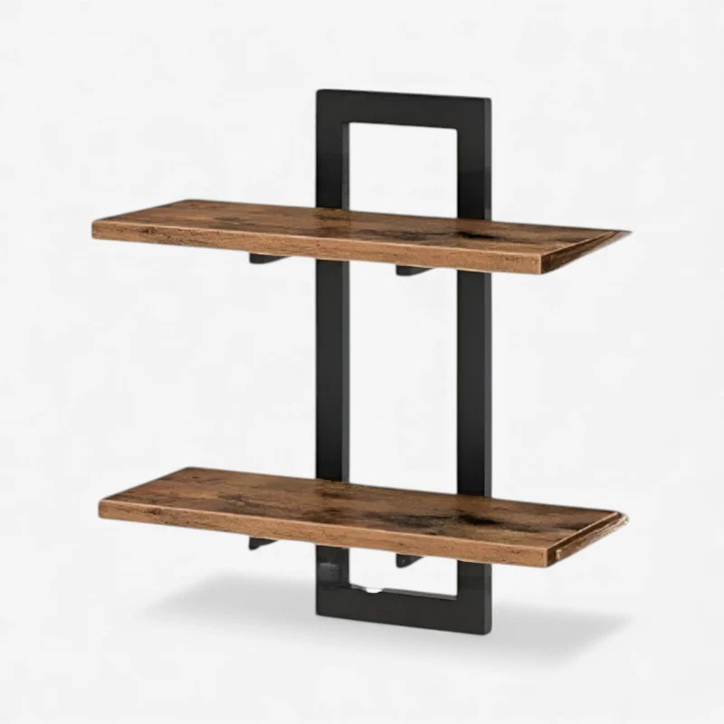 ShelfForge – Double-Decker Wall Shelf for Organized Indoor Use