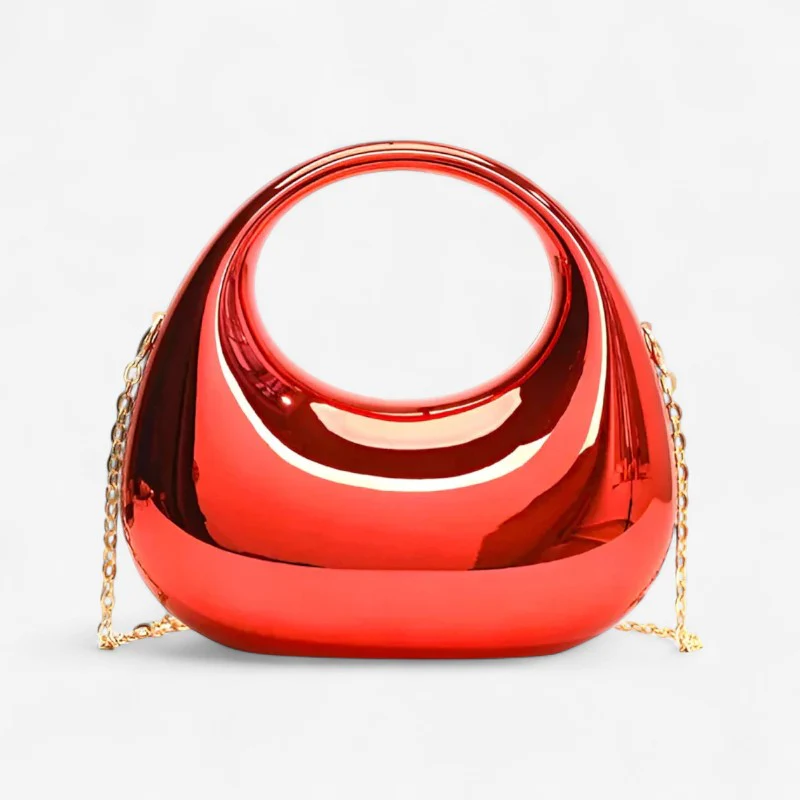Skylar – Shoulder Bag with Chain Strap & Top Handle - Image 2