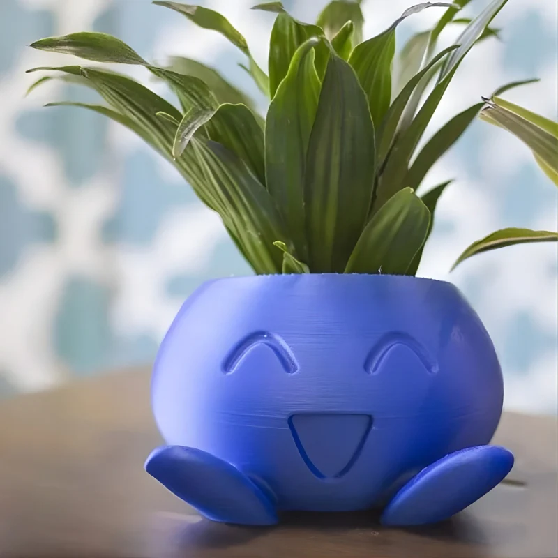 SmileBloom – Decorative Flower Pot with Smiley Design - Image 2