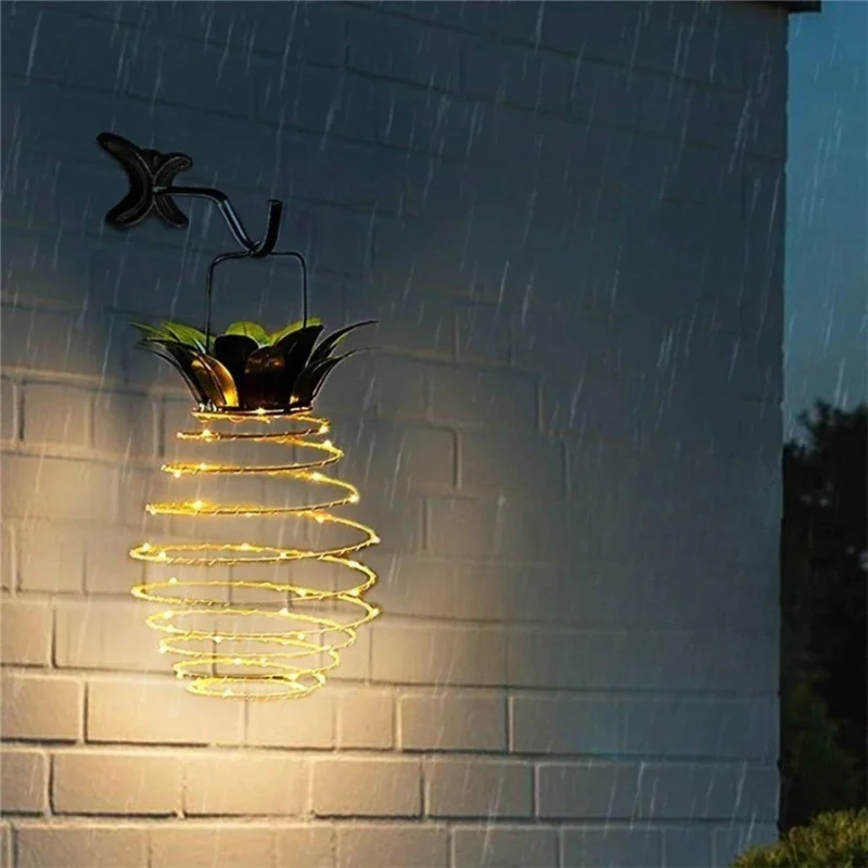 SolarPine – Decorative LED Lamp with Solar Pineapple Design - Image 5