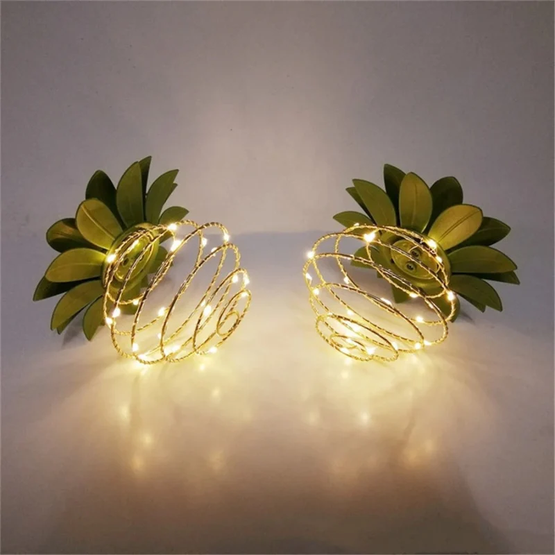 SolarPine – Decorative LED Lamp with Solar Pineapple Design - Image 8