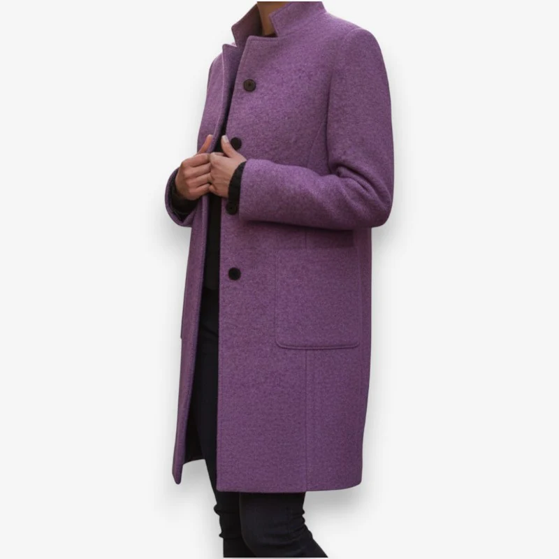 Sophia – Women's Long Sleeve Jacket with Front Pockets - Image 3