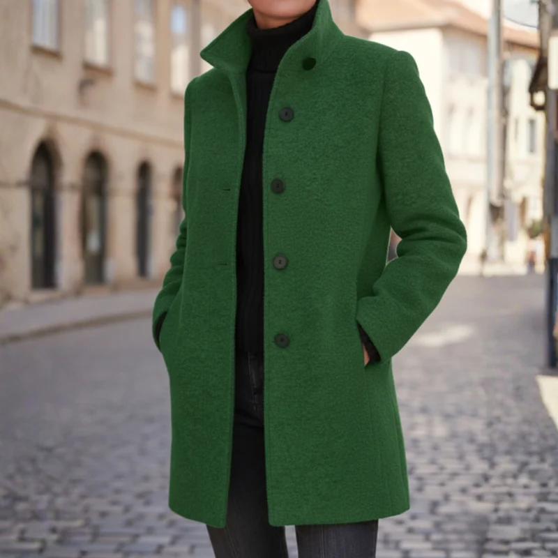 Sophia – Women's Long Sleeve Jacket with Front Pockets - Image 6